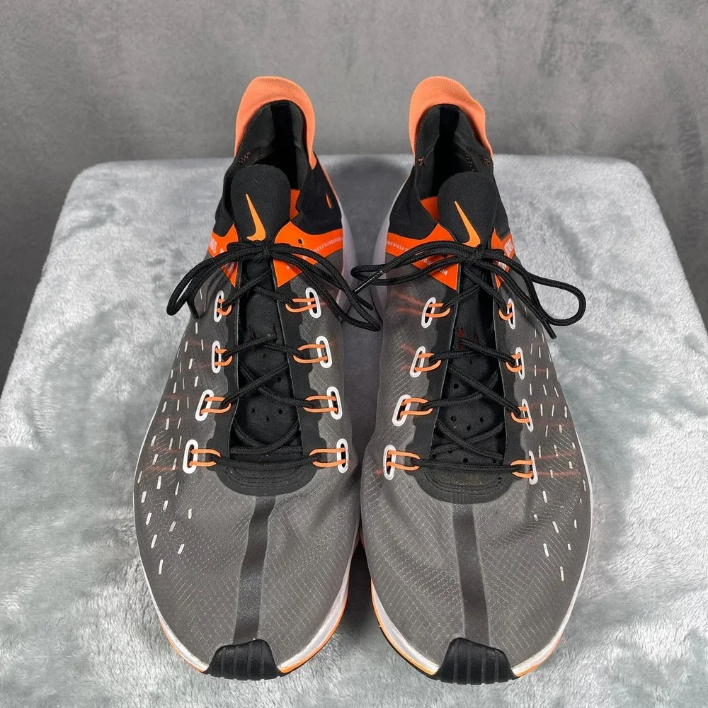 Nike EXP-X14 Mens Size 13 Grey Orange Just Do It Running Shoes AO3095-001